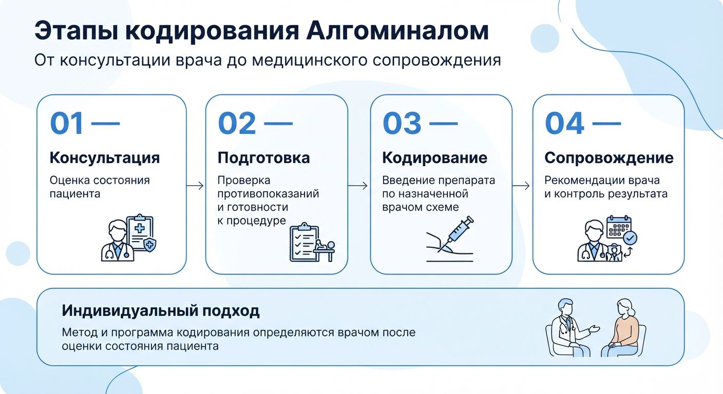 Кодирование препаратом «Алгоминал» в Кыштыме инфографика